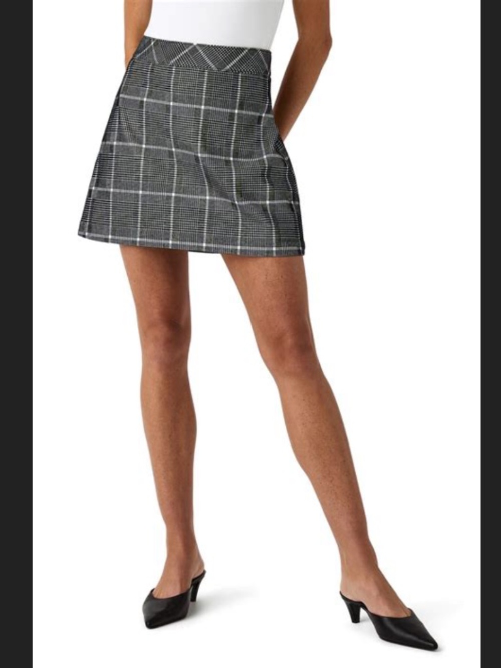 SPANX® Spanx The Perfect Mixed Plaid Skort -